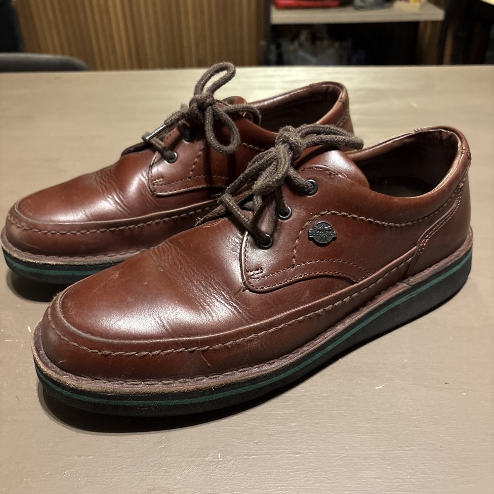 Hush Puppies The Body Shoe Men's Size 10 M US Ant Brown Leather Oxford Walking